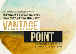 Vantage Point exhibition brochure