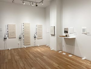 Image Description: an installation shot of the exhibition